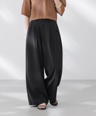 【ナノ ユニバース/nano universe】のダルサテンカーブタックパンツ 人気、トレンドファッション・服の通販 founy(ファニー) ファッション Fashion レディースファッション Fashion for Women パンツ Pants & Trousers ヴィンテージ Vintage Style サテン Satin, Glossy Fabric マニッシュ Mannish, Boyish ロング Long, Long-Length おすすめ Recommended / Our Picks 2025年 2025 2025-2026秋冬・A/W Autumn/Winter 2025–26 AW25–26 thumbnail ブラック|ID: prp329100004813263 ipo3291000000034946349