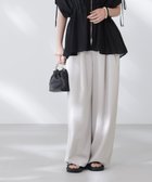 【ナノ ユニバース/nano universe】のダルサテンカーブタックパンツ 人気、トレンドファッション・服の通販 founy(ファニー) ファッション Fashion レディースファッション Fashion for Women パンツ Pants & Trousers ヴィンテージ Vintage Style サテン Satin, Glossy Fabric マニッシュ Mannish, Boyish ロング Long, Long-Length おすすめ Recommended / Our Picks 2025年 2025 2025-2026秋冬・A/W Autumn/Winter 2025–26 AW25–26 thumbnail ライトベージュ1|ID: prp329100004813263 ipo3291000000034946352