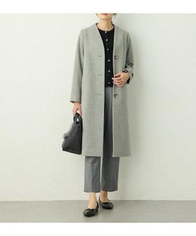 【エーシーデザインバイアルファキュービック/A/C DESIGN BY ALPHACUBIC】の【尾州ウール】Vカラーウールロングコート【ファーストライン】 人気、トレンドファッション・服の通販 founy(ファニー) ファッション Fashion レディースファッション Fashion for Women アウター Coat / Outerwear Collection コート・ロングコート・ピーコート Long Coats, Peacoats & More シンプル Simple, Minimal スタイリッシュ Stylish, Fashionable |ID:prp329100004813292