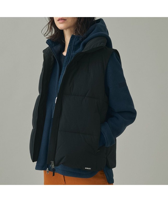【エーグル/AIGLE】の撥水 PRIMALOFT プリマロフト中綿 インサレーション ノースリーブパフベスト インテリア・キッズ・メンズ・レディースファッション・服の通販 founy(ファニー) https://founy.com/ ファッション Fashion レディースファッション Fashion for Women アウター Coat / Outerwear Collection トップス・カットソー Cut & Sew Tops キャミソール&ノースリーブ Camisoles & Sleeveless Tops ベスト&ジレ / 重ね着スタイル Vests & Gilets シリコン Silicone, Silicone Material ジップ Zip, Zipper スタンド Stand Collar, Upright Stand スリット Slit, Slit Detail プリント Print, Printed Pattern ポケット Pocket, Pocket Detail |ID: prp329100004813298 ipo3291000000034946851