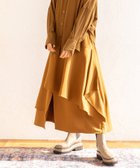 【オズモーシス/OSMOSIS】の切替フレアースカート 人気、トレンドファッション・服の通販 founy(ファニー) ファッション Fashion レディースファッション Fashion for Women スカート Skirts アシンメトリー Asymmetrical Style インナー Innerwear ティアードスカート Tiered Skirt, Flounced Skirt フレアースカート Flared Skirt, A-Line Skirt ポケット Pocket, Pocket Detail 再入荷 Restock / Back in Stock 切替 Switching, Contrast Panel A/W・秋冬 Autumn/Winter thumbnail CAMEL|ID: prp329100004813301 ipo3291000000034946869