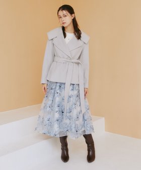 【ジルバイジルスチュアート/JILL by JILLSTUART】のベロアリボンオパールフラワースカート 人気、トレンドファッション・服の通販 founy(ファニー) ファッション Fashion レディースファッション Fashion for Women スカート Skirts スマート Smart, Elegant フレア Flare, Flared プリント Print, Printed Pattern ベロア Velour, Soft Velvet リボン Ribbon, Bow A/W・秋冬 Autumn/Winter |ID:prp329100004813309