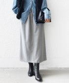 【シップス フォー ウィメン/SHIPS】の手洗い可能 両面起毛 ドロスト スカート 人気、トレンドファッション・服の通販 founy(ファニー) ファッション Fashion レディースファッション Fashion for Women スカート Skirts シンプル Simple, Minimal ストレッチ Stretch, Stretchy Fabric タイトスカート Pencil Skirt, Tight Skirt ポケット Pocket, Pocket Detail リラックス Relax, Relaxed Fit 冬 Winter / This Winter エレガント 上品 Elegant 2025年 2025 2025-2026秋冬・A/W Autumn/Winter 2025–26 AW25–26 thumbnail ライトグレー|ID: prp329100004813319 ipo3291000000034947072