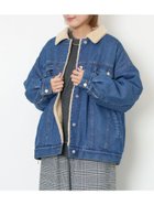 【サマンサモスモス/Samansa Mos2】のデニムボアジャケット 人気、トレンドファッション・服の通販 founy(ファニー) ファッション Fashion レディースファッション Fashion for Women アウター Coat / Outerwear Collection レディースジャケット・軽アウター Jackets ジャケット Jacket, Outerwear デニム Denim, Jeans Material thumbnail ネイビー|ID: prp329100004813323 ipo3291000000034947117