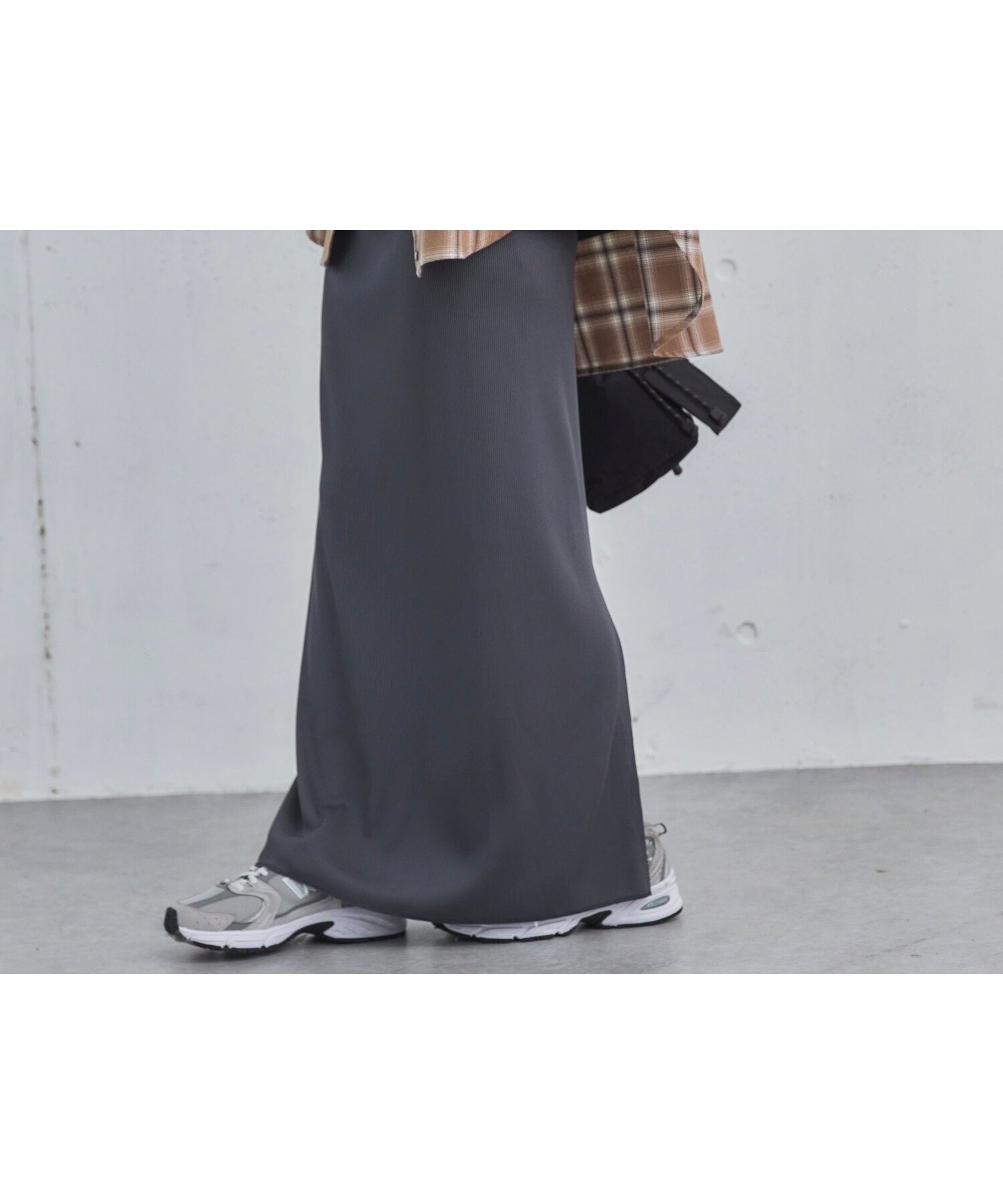 【ドゥ アルシーヴ/Doux archives】のリブロングタイトスカート インテリア・キッズ・メンズ・レディースファッション・服の通販 founy(ファニー) 　ファッション　Fashion　レディースファッション　Fashion for Women　スカート　Skirts　定番　Standard, Basic Item　人気　Popular, Best Seller　フィット　Fit, Slim Fit　リラックス　Relax, Relaxed Fit　おすすめ　Recommended / Our Picks　CHARCOAL GRAY|ID: prp329100004813328 ipo3291000000034947258