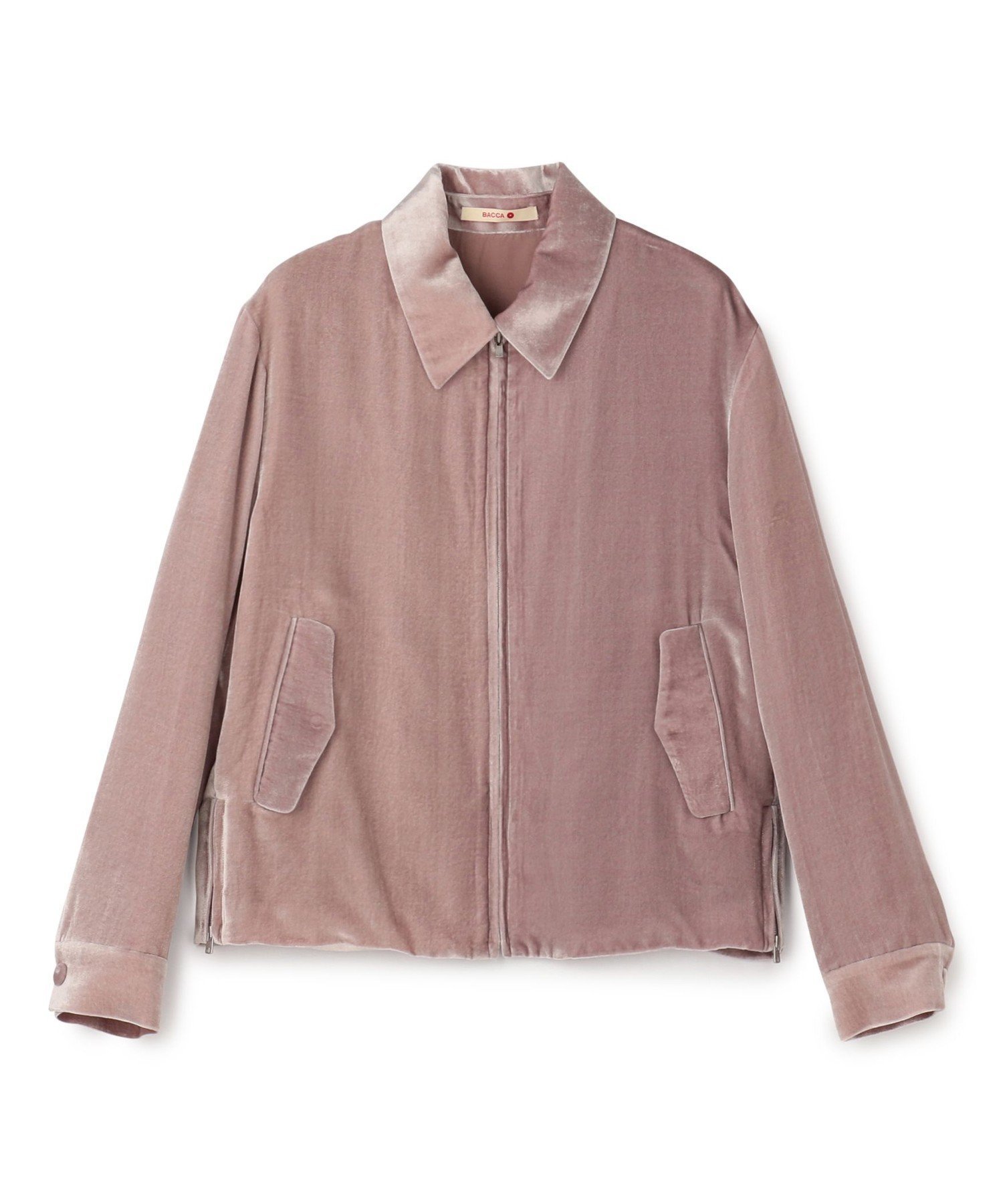 【トゥモローランド/TOMORROWLAND】のレーヨンシルクベルベット ジップアップブルゾン インテリア・キッズ・メンズ・レディースファッション・服の通販 founy(ファニー) 　ファッション　Fashion　レディースファッション　Fashion for Women　アウター　Coat / Outerwear Collection　ブルゾンジャケット・スポーティアウター　Blouson Jackets　コンパクト　Compact, Small Size　ショーツ　Shorts, Short Pants　シンプル　Simple, Minimal　デニム　Denim, Jeans Material　ビスチェ　Bustier, Corset Top　ベルベット　Velvet, Velvety　ラベンダー　Lavender　73 ライトパープル|ID: prp329100004813345 ipo3291000000034947492