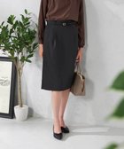 【アー ヴェー ヴェー/a.v.v】の【洗える/イージーケア/吸水速乾/ストレッチ】梳毛調タイトスカート ブラック|ID: prp329100004813359 ipo3291000000035010909