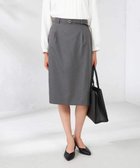 【アー ヴェー ヴェー/a.v.v】の【洗える/イージーケア/吸水速乾/ストレッチ】梳毛調タイトスカート ダークグレー|ID: prp329100004813359 ipo3291000000035010911
