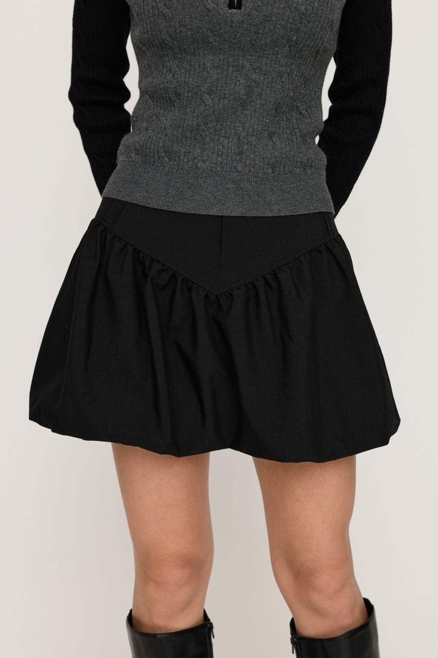 【スライ/SLY】のBALLOON ショートスカート 人気、トレンドファッション・服の通販 founy(ファニー) 　ファッション　Fashion　レディースファッション　Fashion for Women　スカート　Skirts　ギャザー　Gathered, Ruffled　今季　This Season, Current Season　ショート　Short, Short Length　シンプル　Simple, Minimal　スウェット / スエット　Sweatshirt, Sweatwear　トレンド　Trend, Trending Now　バランス　Balance, Style Balance　バルーン　Balloon, Balloon Silhouette　おすすめ　Recommended / Our Picks　 other-1|ID: prp329100004813360 ipo3291000000034947656