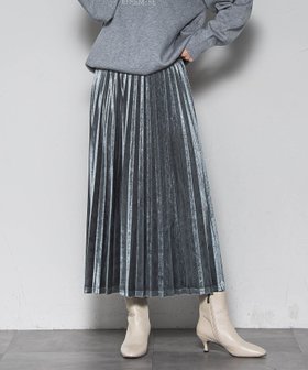 【メイソングレイ/MAYSON GREY】の【WEB限定】ストレッチベロアプリーツスカート≪手洗い可能≫ 人気、トレンドファッション・服の通販 founy(ファニー) ファッション Fashion レディースファッション Fashion for Women スカート Skirts プリーツスカート / 上品フェミニンスタイル Pleated Skirts 2025年 2025 2025-2026秋冬・A/W Autumn/Winter 2025–26 AW25–26 おすすめ Recommended / Our Picks スウェット / スエット Sweatshirt, Sweatwear ストレッチ Stretch, Stretchy Fabric プリーツ Pleats, Pleated ベロア Velour, Soft Velvet ミックス Mix, Mixed Style 冬 Winter / This Winter A/W・秋冬 Autumn/Winter 軽量 Lightweight, Ultra Light |ID:prp329100004813404