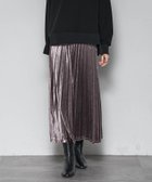 【メイソングレイ/MAYSON GREY】の【WEB限定】ストレッチベロアプリーツスカート≪手洗い可能≫ 人気、トレンドファッション・服の通販 founy(ファニー) ファッション Fashion レディースファッション Fashion for Women スカート Skirts プリーツスカート / 上品フェミニンスタイル Pleated Skirts 2025年 2025 2025-2026秋冬・A/W Autumn/Winter 2025–26 AW25–26 おすすめ Recommended / Our Picks スウェット / スエット Sweatshirt, Sweatwear ストレッチ Stretch, Stretchy Fabric プリーツ Pleats, Pleated ベロア Velour, Soft Velvet ミックス Mix, Mixed Style 冬 Winter / This Winter A/W・秋冬 Autumn/Winter 軽量 Lightweight, Ultra Light thumbnail ブラウン|ID: prp329100004813404 ipo3291000000034948100
