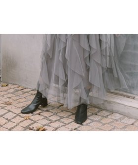 【アルシーヴ/archives】のラッフルチュールスカート 人気、トレンドファッション・服の通販 founy(ファニー) ファッション Fashion レディースファッション Fashion for Women スカート Skirts おすすめ Recommended / Our Picks チュール Tulip, Tulip Motif 冬 Winter / This Winter |ID:prp329100004813405