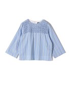 【シップス フォー ウィメン/SHIPS】のSHIPS Primary Navy Label SOMELOS ストライプ フリル ブラウス 人気、トレンドファッション・服の通販 founy(ファニー) ファッション Fashion レディースファッション Fashion for Women トップス・カットソー Cut & Sew Tops シャツ・ブラウス・オフィスカジュアル Elegant Blouses & Button-Ups ジーンズ Jeans, Denim Pants スタンダード Standard, Basic ストライプ Stripe, Striped Pattern タフタ Taffeta, Structured Fabric デニム Denim, Jeans Material バスク Basque, Basque Style フリル Frill, Ruffle ベーシック Basic, Essential ボトム Bottoms, Lower Wear ボーダー Border, Stripe エレガント 上品 Elegant thumbnail ライトブルー|ID: prp329100004813410 ipo3291000000034948141