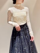 【スナイデル/SNIDEL】の【Chacott】レースシアーTOPS 人気、トレンドファッション・服の通販 founy(ファニー) ファッション Fashion レディースファッション Fashion for Women トップス・カットソー Cut & Sew Tops インナー Innerwear キャミソール Camisole, Spaghetti Strap Top ギャザー Gathered, Ruffled クロップド Cropped, Short Length コルセット Corset, Bustier スマート Smart, Elegant ドッキング Docking, Mixed Material バレエ Ballet, Ballet Style フィット Fit, Slim Fit フロント Front, Front Design リボン Ribbon, Bow おすすめ Recommended / Our Picks thumbnail IVR[003]|ID: prp329100004813418 ipo3291000000034948204