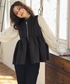 【ラジュール/Lajour】のフロントスカラップペプラムベスト 人気、トレンドファッション・服の通販 founy(ファニー) ファッション Fashion レディースファッション Fashion for Women アウター Coat / Outerwear Collection トップス・カットソー Cut & Sew Tops ベスト&ジレ / 重ね着スタイル Vests & Gilets ガーリー Girly, Feminine Style クラシカル Classical, Vintage-Inspired スカラップ Scallop, Scalloped Edge フェミニン Feminine, Girly ペプラム Peplum, Flared Hem メランジ Melange, Mixed Yarn エレガント 上品 Elegant 楽ちん Easy Fit, Comfortable A/W・秋冬 Autumn/Winter thumbnail チャコール|ID: prp329100004813420 ipo3291000000034948217
