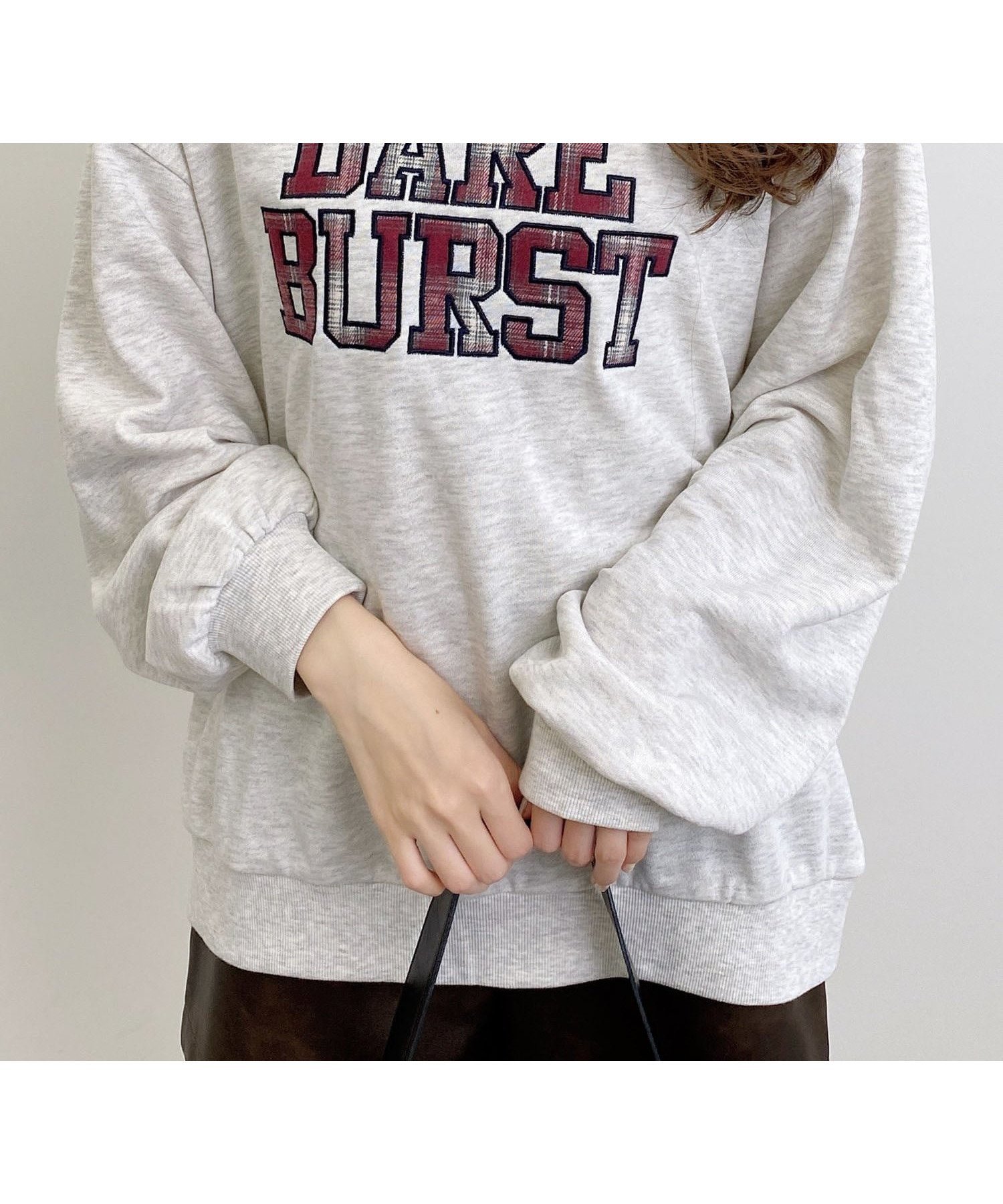 【イング/INGNI】のアソート柄貼付裏毛チュニック 人気、トレンドファッション・服の通販 founy(ファニー) 　ファッション　Fashion　レディースファッション　Fashion for Women　トップス・カットソー　Cut & Sew Tops　おすすめ　Recommended / Our Picks　スマホ　Smartphone, Mobile Device　チェック　Check, Plaid, Tartan　チュニック　Tunic, Long Top　ヒョウ　Leopard, Animal Print　フロント　Front, Front Design　 other-1|ID: prp329100004813425 ipo3291000000034948255