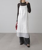 【フリーズマート/FREE'S MART】のレイヤードナローキャミワンピース 人気、トレンドファッション・服の通販 founy(ファニー) ファッション Fashion レディースファッション Fashion for Women ワンピース Dresses キャミソールワンピース Camisole Dresses おすすめ Recommended / Our Picks オーガンジー Organza Fabric キャミワンピース Cami Dress, Slip Dress スリット Slit, Slit Detail タンク Tank Top, Sleeveless Top デニム Denim, Jeans Material ドッキング Docking, Mixed Material thumbnail オフ|ID: prp329100004813430 ipo3291000000034948335