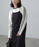 【フリーズマート/FREE'S MART】のレイヤードナローキャミワンピース 人気、トレンドファッション・服の通販 founy(ファニー) ファッション Fashion レディースファッション Fashion for Women ワンピース Dresses キャミソールワンピース Camisole Dresses おすすめ Recommended / Our Picks オーガンジー Organza Fabric キャミワンピース Cami Dress, Slip Dress スリット Slit, Slit Detail タンク Tank Top, Sleeveless Top デニム Denim, Jeans Material ドッキング Docking, Mixed Material thumbnail ブラック|ID: prp329100004813430 ipo3291000000034948337