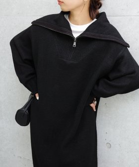 【アンドミー/andme】のセーラーカラー 長袖 ハーフジップ ニット ワンピース 人気、トレンドファッション・服の通販 founy(ファニー) ファッション Fashion レディースファッション Fashion for Women ワンピース Dresses ニットワンピース Knit Dresses おすすめ Recommended / Our Picks アクリル Acrylic Material ストレート Straight, Straight Cut トレンド Trend, Trending Now 長袖 Long Sleeve, Full Sleeve |ID:prp329100004813431