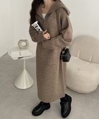 【アンドミー/andme】のセーラーカラー 長袖 ハーフジップ ニット ワンピース グレージュ|ID: prp329100004813431 ipo3291000000035122559