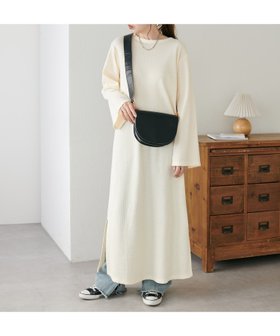 【ディスコート/Discoat】の【WEB限定】フレアスリーブワッフルワンピース 人気、トレンドファッション・服の通販 founy(ファニー) ファッション Fashion レディースファッション Fashion for Women ワンピース Dresses |ID:prp329100004813434