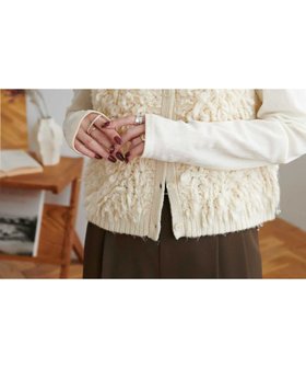 【ディスコート/Discoat】のループヤーン前後2WAYベスト 人気、トレンドファッション・服の通販 founy(ファニー) ファッション Fashion レディースファッション Fashion for Women アウター Coat / Outerwear Collection トップス・カットソー Cut & Sew Tops ベスト&ジレ / 重ね着スタイル Vests & Gilets ベスト Vest, Waistcoat ボトム Bottoms, Lower Wear |ID:prp329100004813458