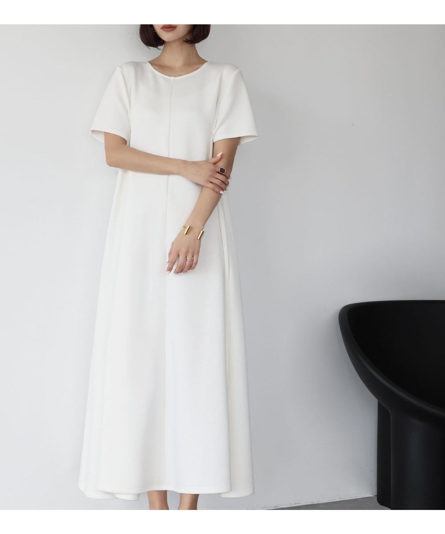 【ガール/GIRL】のダンボールAラインワンピース インテリア・キッズ・メンズ・レディースファッション・服の通販 founy(ファニー) 　ファッション　Fashion　レディースファッション　Fashion for Women　ワンピース　Dresses　Aラインワンピース・フレアシルエット　A-Line Dresses / Flared Silhouette Dresses　アクセサリー　Fashion Accessories　今季　This Season, Current Season　シンプル　Simple, Minimal　フレア　Flare, Flared　リラックス　Relax, Relaxed Fit　再入荷　Restock / Back in Stock　おすすめ　Recommended / Our Picks　エレガント 上品　Elegant　OWH|ID: prp329100004813462 ipo3291000000034948775