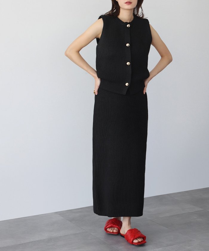 【ガール/GIRL】のノースリーブニットベスト ナロースカート セットアップ 上下セット インテリア・キッズ・メンズ・レディースファッション・服の通販 founy(ファニー) https://founy.com/ ファッション Fashion レディースファッション Fashion for Women アウター Coat / Outerwear Collection セットアップ Matching Sets スカート・ミニ/ミディ/マキシ Skirts / Mini, Midi & Maxi Skirts アンサンブル Ensemble Set エレガント 上品 Elegant クラシック Classic, Timeless Style シンプル Simple, Minimal セットアップ Set-Up, Coordinated Outfit タイトスカート Pencil Skirt, Tight Skirt ベスト Vest, Waistcoat 再入荷 Restock / Back in Stock |ID: prp329100004813466 ipo3291000000034948789