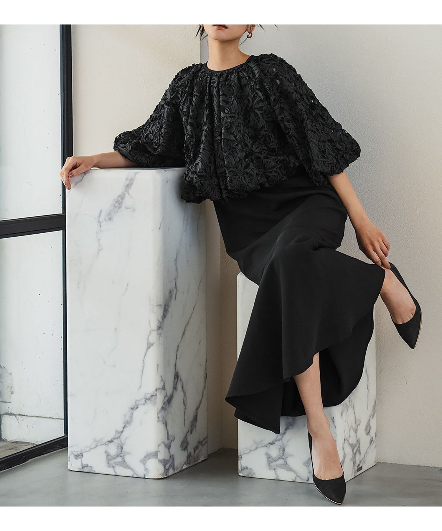 【ガール/GIRL】のコード刺繍バルーンボレロ マーメイド 結婚式 ワンピース パーティードレス インテリア・キッズ・メンズ・レディースファッション・服の通販 founy(ファニー) 　ファッション　Fashion　レディースファッション　Fashion for Women　アウター　Coat / Outerwear Collection　ボレロ・ショート丈ジャケット / ドレス羽織りに　Boleros & Short Jackets　ワンピース　Dresses　フォーマル・パーティードレス・結婚式用ドレス　Elegant & Casual Dresses　エレガント 上品　Elegant　オケージョン　Occasion Wear　ストレッチ　Stretch, Stretchy Fabric　ダブル　Double, Double-Breasted　チュール　Tulip, Tulip Motif　ドレス　Dress, One-Piece　バルーン　Balloon, Balloon Silhouette　パール　Pearl, Pearl Accent　ボレロ　Bolero, Short Cardigan　マーメイド　Mermaid, Fishtail Silhouette　再入荷　Restock / Back in Stock　おすすめ　Recommended / Our Picks　結婚式　Wedding　披露宴　Wedding Reception　二次会　After Party　BK|ID: prp329100004813480 ipo3291000000034948880