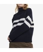 【エーグル/AIGLE】のウールクルーネックボーダーニットセーター / タートルネック ダークネイビー|ID: prp329100004813482 ipo3291000000034948888