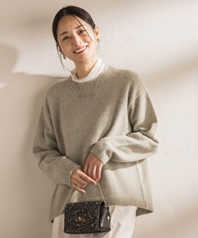 【ロートレ アモン/LAUTRE AMONT】のスパンコールクルーネックニット≪洗える≫ 人気、トレンドファッション・服の通販 founy(ファニー) ファッション Fashion レディースファッション Fashion for Women トップス・カットソー Cut & Sew Tops ニット Knit Tops & Sweaters 洗える Machine Washable 秋 Autumn スパンコール Sequins, Sequin Embellishment ミックス Mix, Mixed Style リラックス Relax, Relaxed Fit A/W・秋冬 Autumn/Winter エレガント 上品 Elegant ビジネス 仕事 通勤 Business / Work / Commuting 2025年 2025 2025-2026秋冬・A/W Autumn/Winter 2025–26 AW25–26 |ID:prp329100004813497
