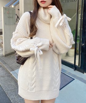 【イング/INGNI】の5Gタートルネックルーズチュニックニット 人気、トレンドファッション・服の通販 founy(ファニー) ファッション Fashion レディースファッション Fashion for Women トップス・カットソー Cut & Sew Tops ニット Knit Tops & Sweaters タートルネック・ハイネックトップス Turtlenecks & High-Neck Tops ガーリー Girly, Feminine Style スニーカー Sneakers, Trainers タートルネック Turtleneck, High Neck チュニック Tunic, Long Top ビッグ Big, Oversized リボン Ribbon, Bow ルーズ Loose, Oversized レース Lace, Lace Fabric ロング Long, Long-Length 冬 Winter / This Winter おすすめ Recommended / Our Picks |ID:prp329100004813507