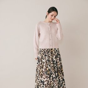 【ローズティアラ/Rose Tiara】のMIXラメニットカーディガン 人気、トレンドファッション・服の通販 founy(ファニー) ファッション Fashion レディースファッション Fashion for Women トップス・カットソー Cut & Sew Tops ニット Knit Tops & Sweaters カーディガン・羽織り Layered Style Cardigans カーディガン Cardigan, Knitwear コンパクト Compact, Small Size スタンダード Standard, Basic スマート Smart, Elegant フェミニン Feminine, Girly フロント Front, Front Design プリント Print, Printed Pattern ポケット Pocket, Pocket Detail メランジ Melange, Mixed Yarn エレガント 上品 Elegant |ID:prp329100004813515