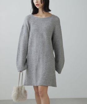 【フリーズマート/FREE'S MART】のボートネック畦ニットミニワンピース 人気、トレンドファッション・服の通販 founy(ファニー) ファッション Fashion レディースファッション Fashion for Women ワンピース Dresses おすすめ Recommended / Our Picks スリーブ Sleeve, Long Sleeve / Short Sleeve トレンド Trend, Trending Now リラックス Relax, Relaxed Fit ルーズ Loose, Oversized ロング Long, Long-Length 畦 Ribbed Knit |ID:prp329100004813520