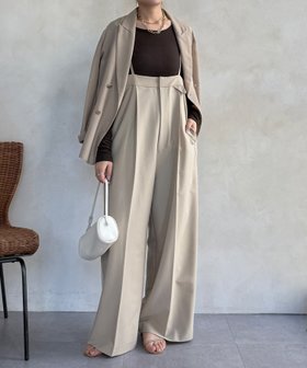 【ドゥドゥ/DouDou】の【WEB限定】ハイウエストサロペット 人気、トレンドファッション・服の通販 founy(ファニー) ファッション Fashion レディースファッション Fashion for Women ワンピース Dresses サロペット&オールインワン Dungarees & Jumpsuit Styles インナー Innerwear サロペット Overalls, Salopette シンプル Simple, Minimal ジャケット Jacket, Outerwear スマート Smart, Elegant 雑誌 Magazine, Fashion Magazine フォーマル Formal, Dressy レース Lace, Lace Fabric ワイド Wide, Wide Fit S/S・春夏 SS, Spring/Summer, Warm Season 再入荷 Restock / Back in Stock 夏 Summer 2026年 2026 |ID:prp329100004813522