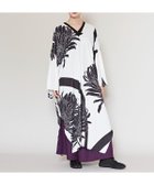 【アミナコレクション/Amina Collection】の【カヤ】花影ワンピース 人気、トレンドファッション・服の通販 founy(ファニー) ファッション Fashion レディースファッション Fashion for Women ワンピース Dresses ポケット Pocket, Pocket Detail thumbnail ホワイト×ブラック|ID: prp329100004813523 ipo3291000000034949228