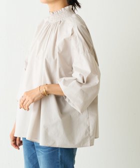 【ビアズリー/BEARDSLEY】のシャーリングハイネックシャツ 人気、トレンドファッション・服の通販 founy(ファニー) ファッション Fashion レディースファッション Fashion for Women トップス・カットソー Cut & Sew Tops シャツ・ブラウス・オフィスカジュアル Elegant Blouses & Button-Ups クラシカル Classical, Vintage-Inspired シャーリング Shirring, Ruched ボトム Bottoms, Lower Wear ポケット Pocket, Pocket Detail 再入荷 Restock / Back in Stock |ID:prp329100004813524