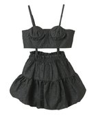 【キャンディストリッパー/Candy Stripper】のMY LOVER BALOON DRESS 人気、トレンドファッション・服の通販 founy(ファニー) ファッション Fashion レディースファッション Fashion for Women ワンピース Dresses フォーマル・パーティードレス・結婚式用ドレス Elegant & Casual Dresses シャイニー Shiny, Glossy Finish スペシャル Special, Limited Edition ドレス Dress, One-Piece バルーン Balloon, Balloon Silhouette ビスチェ Bustier, Corset Top ランジェリー Lingerie, Intimate Wear thumbnail BLACK|ID: prp329100004813529 ipo3291000000034949267