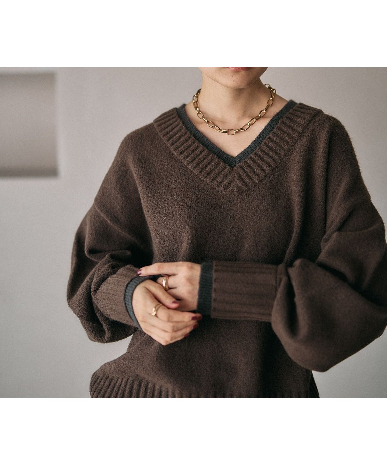 【レプシィム ローリーズファーム/LEPSIM LOWRYS FARM】の5ゲージアンゴラMIXレイヤープルオーバー 人気、トレンドファッション・服の通販 founy(ファニー) 　ファッション　Fashion　レディースファッション　Fashion for Women　トップス・カットソー　Cut & Sew Tops　カジュアルプルオーバー・ニットトップス　Pullovers & Knit Tops / Casual Pullovers　おすすめ　Recommended / Our Picks　アンゴラ　Angora Knitwear　スラックス　Slacks, Dress Pants　ダブル　Double, Double-Breasted　チェック　Check, Plaid, Tartan　トレンド　Trend, Trending Now　ボトム　Bottoms, Lower Wear　人気　Popular, Best Seller　定番　Standard, Basic Item　A/W・秋冬　Autumn/Winter　 other-1|ID: prp329100004813532 ipo3291000000034949288