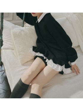 【オル/Olu】のフリルレイヤードダンボールスウェット 人気、トレンドファッション・服の通販 founy(ファニー) ファッション Fashion レディースファッション Fashion for Women トップス・カットソー Cut & Sew Tops レディースパーカー・カジュアルフーディー Casual Hoodies & Sweatshirts スウェット・クルーネックトップス Sweatshirts & Crewnecks / Relaxed Fit Sweat Tops おすすめ Recommended / Our Picks スウェット / スエット Sweatshirt, Sweatwear トリプル Triple, Three Layers フリル Frill, Ruffle |ID:prp329100004813548