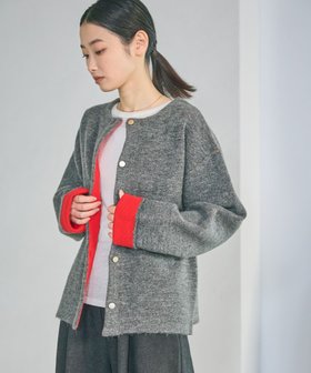 【ラコレ/LAKOLE】の7ゲージ配色ニットカーディガン 人気、トレンドファッション・服の通販 founy(ファニー) ファッション Fashion レディースファッション Fashion for Women トップス・カットソー Cut & Sew Tops ニット Knit Tops & Sweaters カーディガン・羽織り Layered Style Cardigans おすすめ Recommended / Our Picks アクリル Acrylic Material カーディガン Cardigan, Knitwear ショルダー Shoulder, Shoulder Strap ドロップ Drop Shoulder, Dropped Style リラックス Relax, Relaxed Fit |ID:prp329100004813564