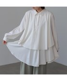 【バブ ブージュルード/Bab Bou Jeloud】のフレアシャツチュニック 人気、トレンドファッション・服の通販 founy(ファニー) ファッション Fashion レディースファッション Fashion for Women トップス・カットソー Cut & Sew Tops シャツ・ブラウス・オフィスカジュアル Elegant Blouses & Button-Ups シンプル Simple, Minimal チュニック Tunic, Long Top フレア Flare, Flared フロント Front, Front Design 再入荷 Restock / Back in Stock 羽織 Haori, Light Jacket thumbnail IVORY|ID: prp329100004813567 ipo3291000000034950066