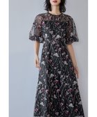 【ビーフラット/bflat】のフラワーエンブロイダリードレス パーティードレス オケージョンドレス 結婚式 二次会 人気、トレンドファッション・服の通販 founy(ファニー) ファッション Fashion レディースファッション Fashion for Women ワンピース Dresses フォーマル・パーティードレス・結婚式用ドレス Elegant & Casual Dresses おすすめ Recommended / Our Picks スリーブ Sleeve, Long Sleeve / Short Sleeve チュール Tulip, Tulip Motif ドレス Dress, One-Piece フェミニン Feminine, Girly フラワー Flower, Floral フレア Flare, Flared 二次会 After Party 披露宴 Wedding Reception 結婚式 Wedding thumbnail ブラック|ID: prp329100004813579 ipo3291000000034950188