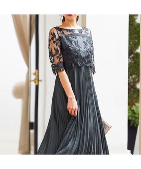 【ビーフラット/bflat】の刺繍レース切り替えプリーツロング 結婚式ワンピース パーティードレス 成人式 同窓会 人気、トレンドファッション・服の通販 founy(ファニー) ファッション Fashion レディースファッション Fashion for Women ワンピース Dresses フォーマル・パーティードレス・結婚式用ドレス Elegant & Casual Dresses シアー Sheer, See-Through スカラップ Scallop, Scalloped Edge ドレス Dress, One-Piece プリーツ Pleats, Pleated マキシ Maxi, Full Length レース Lace, Lace Fabric ロング Long, Long-Length おすすめ Recommended / Our Picks 結婚式 Wedding 披露宴 Wedding Reception 二次会 After Party |ID:prp329100004813587