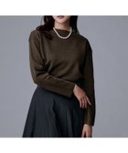 【アンタイトル/UNTITLED】の【洗える/長く着られる】モックネックミラノリブニット 人気、トレンドファッション・服の通販 founy(ファニー) ファッション Fashion レディースファッション Fashion for Women トップス・カットソー Cut & Sew Tops ニット Knit Tops & Sweaters アクリル Acrylic Material スマート Smart, Elegant デニム Denim, Jeans Material モックネック Mock Neck, Short Turtleneck リラックス Relax, Relaxed Fit レギュラー Regular, Standard Fit 春 Spring 洗える Machine Washable A/W・秋冬 Autumn/Winter thumbnail ブラウン|ID: prp329100004813595 ipo3291000000034950523