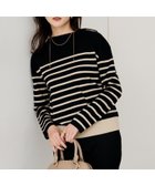 【アンタイトル/UNTITLED】の【洗える】モックネックミラノリブニット ブラック|ID: prp329100004813595 ipo3291000000035140767