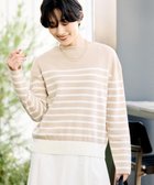 【アンタイトル/UNTITLED】の【洗える】モックネックミラノリブニット ベージュ|ID: prp329100004813595 ipo3291000000035140768