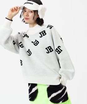 【ジャックバニー/Jack Bunny】のカジュアルモックネックニットプルオーバー 人気、トレンドファッション・服の通販 founy(ファニー) ファッション Fashion レディースファッション Fashion for Women トップス・カットソー Cut & Sew Tops ニット Knit Tops & Sweaters カジュアルプルオーバー・ニットトップス Pullovers & Knit Tops / Casual Pullovers ゴルフ Golf ストレッチ Stretch, Stretchy Fabric スリット Slit, Slit Detail フィット Fit, Slim Fit A/W・秋冬 Autumn/Winter |ID:prp329100004813600