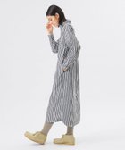 【ビームス ウイメン/BEAMS】のストライプ BD ワンピース ロングスリーブ 人気、トレンドファッション・服の通販 founy(ファニー) ファッション Fashion レディースファッション Fashion for Women ワンピース Dresses スウェット / スエット Sweatshirt, Sweatwear ストライプ Stripe, Striped Pattern スリーブ Sleeve, Long Sleeve / Short Sleeve ダウン Down, Puffer フォルム Silhouette, Form ロング Long, Long-Length 定番 Standard, Basic Item 長袖 Long Sleeve, Full Sleeve thumbnail BLACK|ID: prp329100004813601 ipo3291000000034950591