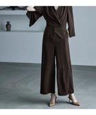 【ビーフラット/bflat】のスリットスリーブオールインワンパンツドレス 人気、トレンドファッション・服の通販 founy(ファニー) ファッション Fashion レディースファッション Fashion for Women パンツ Pants & Trousers オケージョン Occasion Wear スリット Slit, Slit Detail ポケット Pocket, Pocket Detail thumbnail ブラウン|ID: prp329100004813610 ipo3291000000034950667